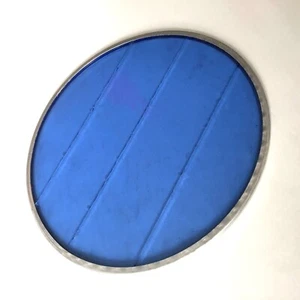 6-1/16" (15,4mm) Tageslichtblau Glas Filterlinse von Swivelier Vintage Farbe - Bild 1 von 5