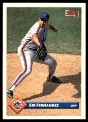 1993 Donruss #566 Sid Fernandez New York Mets - Image 1 of 2