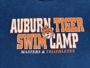Auburn University Tiger Swim Camp Tee Shirt Size XL War Eagle - Picture 1 of 8