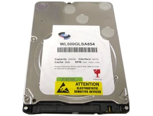 WL 500GB 5400RPM 8MB Cache SATA3.0Gb/s Slim 7mm 2.5" Laptop Hard Drive (PS3 OK) - Picture 1 of 5