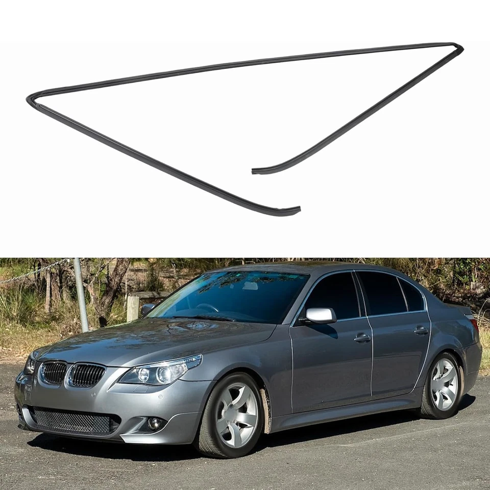 Rear Windshield Upper Moulding Trim Seal Fit 2004-2010 BMW 5 Series 51317027916 - Image 1 of 4