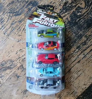 Racing Champions Fast & Furious 5-Pack Integra GSR, Civic Si, Eclipse 1:64 - Image 1 of 4