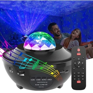 Sternenhimmel Projektor, Galaxy Projector 360° Rotation mit Fernbedienung &Timer - Bild 1 von 15