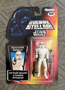 Star Wars Gigi Guerre Stellari Italian STORMTROOPER MOC rareVGC 1995 Red Kenner - Imagen 1 de 3