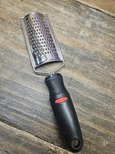 OXO Softworks Stainless Steel Grater Black Handheld Kitchen Tool Gadget - Picture 1 of 7