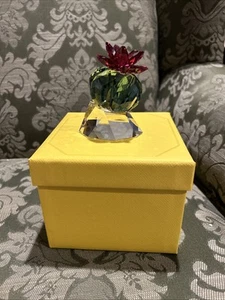 Swarovski Crystal Flowers Bordeaux Cactus 5426978 - New In Box - Picture 1 of 9