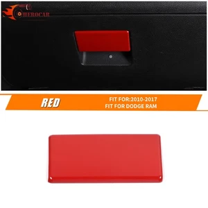 Co-pilot Storage Box Handle Cover Trim Accessories For Dodge Ram 1500 2010-2017 - Picture 1 of 9