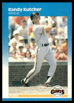 1987 Fleer Randy Kutcher Rookie San Francisco Giants #276 - Image 1 of 2