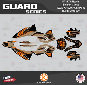 Graphics Kit for KTM 400XC-W 450XC-W 530XC-W (2008-2011)  Guard - TAN - Picture 1 of 6