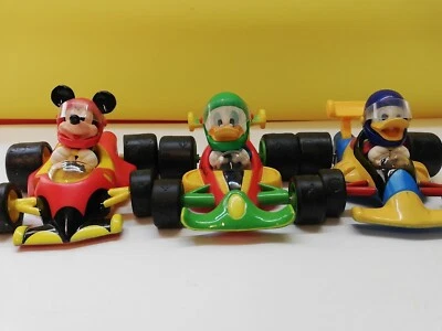 DISNEY AUTO F1 a retrocarica TOPOLINO PAPERINO PAPERONE gadget anni 2000 - Immagine 1 di 4