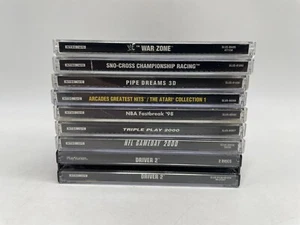 Sony Playstation 1 Game Lot (Driver, Snocross, WWF, Pipe Dreams, Midway Hits...) - Picture 1 of 22