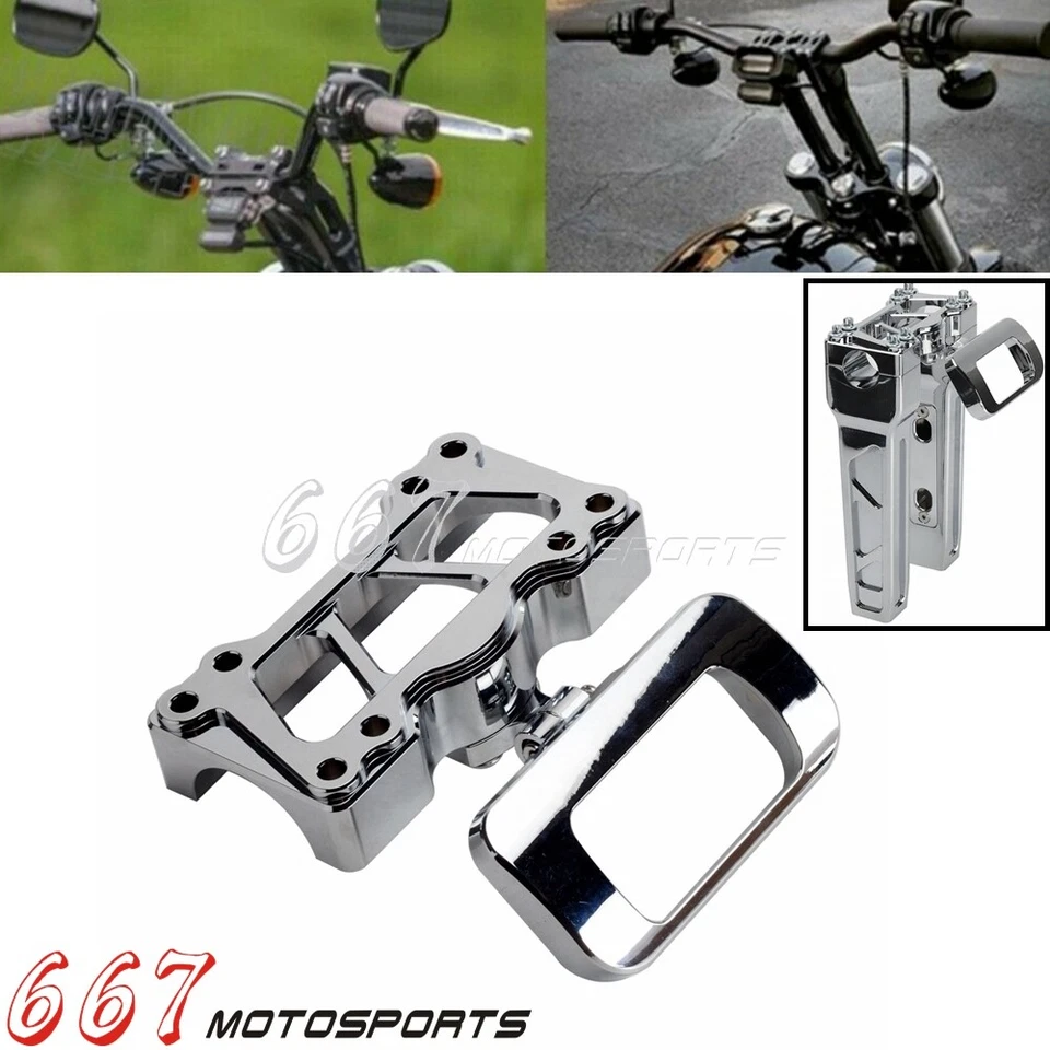 1-1/2'' Motorcycle Gauge Mount For Harley Softail FXST FXBR FXLRST FXBBS 2018-22 - Image 1 of 4