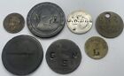 7 X Counterstamped Coins - My Lad Pebbles & More