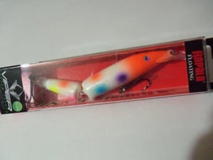 1 Rapala Jointed Minnow Lure J13 VIPER Custom Orange WB GLOW NIP - Foto 1 di 7
