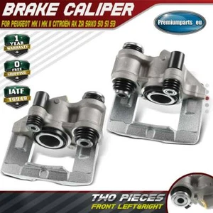 2x Brake Calipers Front Side for Peugeot MK I MK II Citroën AX ZA Saxo S0 S1 S3 - Picture 1 of 10