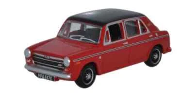 Oxford Diecast 76AUS002 - Austin 1300 Fiamma Rosso - 1:76 Scala = 00 Gauge - T48 - Immagine 1 di 4