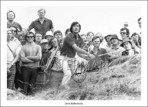 SEVE BALLESTEROS SIGNED PRINT PHOTO POSTER WALL ART GOLF OPEN MASTERS RYDER CUP - Picture 1 of 1