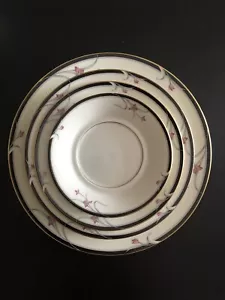 MIKASA China FLORADORA M2490 Patrón 4 Piezas AJUSTE DE LUGAR Platillo Platos Cuenco - Imagen 1 de 10