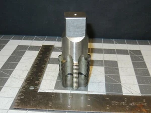 HERTEL USA HSS HAND NPT TAP 1-1/2'' x 11-1/2 tpi 1.50"-11.5, 7-FLUTE  - Picture 1 of 12