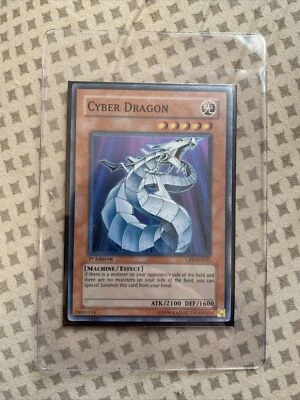 Cyber Dragon 1st Ed CRV-EN015 Super Rare - YuGiOh - Image 1 of 4