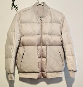 LULULEMON Roam Far Waterproof Wool Down Bomber Dual Jacket Sz 8 Porcelain Pink - Picture 1 of 12