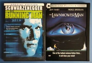 The Running Man Special Edition & The Lawnmower Man DVD VGC - Picture 1 of 4