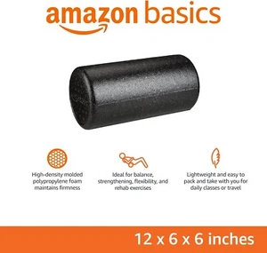 12'' High Density Round Foam Roller for Exercises Massage Yoga Muscle Recovery - Picture 1 of 6
