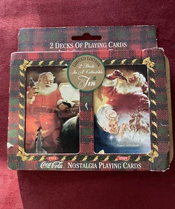 Coca-Cola Limited Edition Nostalgic Playing Cards in Tin - 1951-1931 - Picture 1 of 2