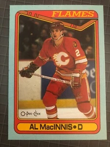 1990-91 O-Pee-Chee Al MacInnis Box Bottom #H Calgary Flames - Bild 1 von 2