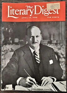 Literary Digest, April 13, 1935, pre-WW II news, Scottsboro case, Studebaker ad - Picture 1 of 3