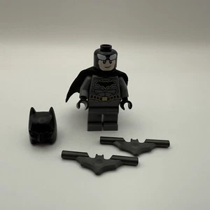 LEGO Batman Dark Bluish Grey Suit sh589 Minifigure. DC Comics.  - Picture 1 of 3