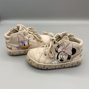 Zara Toddler Size 7 Minnie Mouse Daisy Duck Shoes Best Friend Sneaker Size 23EU