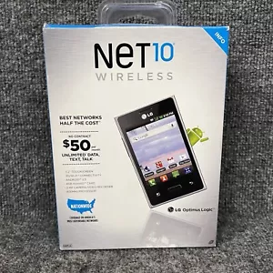New LG Optimus Logic Net 10 No Contract Cell Phone Not Scanned For Activation - Picture 1 of 8