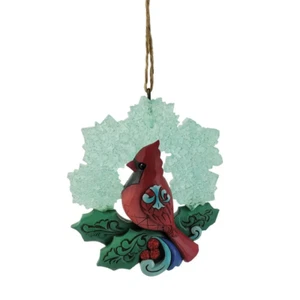 Jim Shore Wonderlnd Cardinal Copo de Nieve Adorno 6009490 Nuevo 2021 Navidad - Imagen 1 de 1