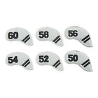 6/10 X Golf Head Covers Fit Most Golf Club Of Sand Wedges/Irons 16X7cm