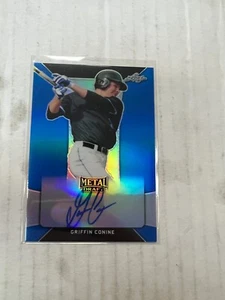 Griffin Conine 2018 Leaf Metal Draft Auto Blue #BA-GC1 #34/35 NrMt - Picture 1 of 1