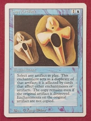 Magic The Gathering REVISED EDITION COPY ARTIFACT blue card MTG - Image 1 of 2