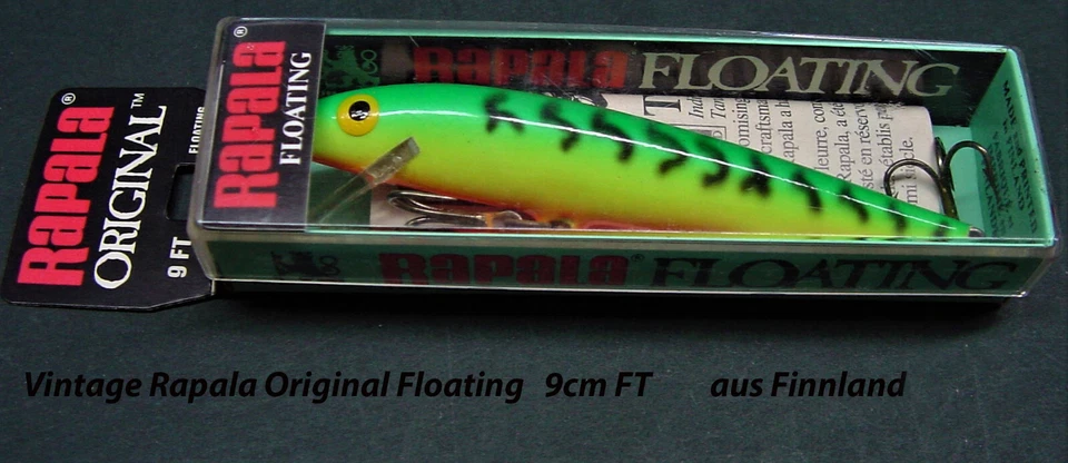Vintage Rapala Original 9- FT Floating NEU Made in FInland - Bild 1 von 1