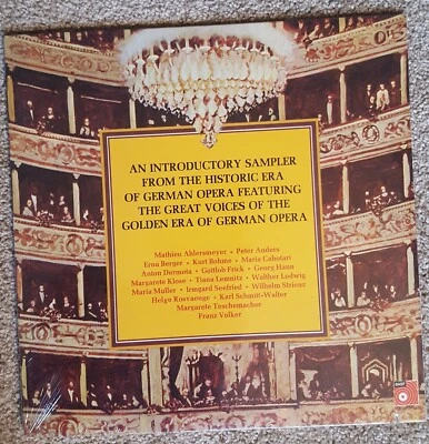 Introductory Sampler German Opera Great Voices Golden Era vinyl BQ 21549 SEALED - Image 1 of 2