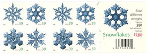 2006 Snowflakes 39 cents Twenty Self-adhesive Stamps Booklet Brand New - Picture 1 of 2