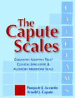 Pasquale J. Accardo Arnold J. Capute The Capute Scales Manual (Poche)