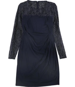 American Living Womens Floral Shift Dress, navy, 6 - Picture 1 of 1