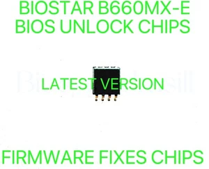 BIOSTAR B660MX-E, NO PASSWORD FIRMWARE FIXES BIOS CHIP LATEST VERSION - Afbeelding 1 van 1