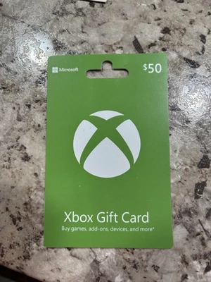Xbox Gift Card $50.00US Dollar Free Shipping USA - Bild 1 von 2