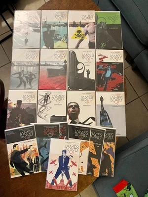 Complete James Bond 007 1-12+ NM Vargr ,Eidolon, Hammerhead Dynamite 19 issues - Image 1 of 4