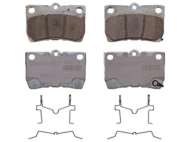 Комплект задних тормозных колодок для 2006-2013 Lexus IS250 2007 2008 2009 2010 2011 XD128QJ - Изображение 1 из 1