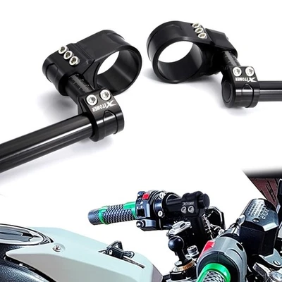 Clip Ons Adjustable Handlebar Clamps Fit For YAMAHA YZF750R YZF750SP YZF R6 R1  - Image 1 of 4
