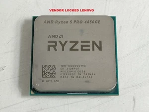 AMD Ryzen 5 Pro 4650GE 3,30 GHz Desktop CPU 100-000000153 Ven Locked to Lenovo - Bild 1 von 6