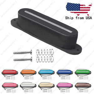 Guitar Pickup Single Blade w/Ceramic Magnet & Shielded Braided Wire For ST/Start - Picture 1 of 15