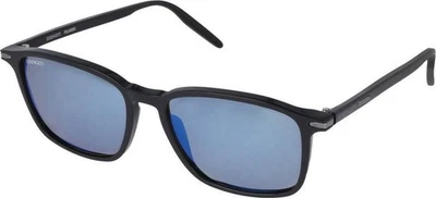 SERENGETI SUNGLASSES LENWOOD  8931 SHINY  BLACK POLARIZED  555 BLUE GLASS — 第 1/3 张图片